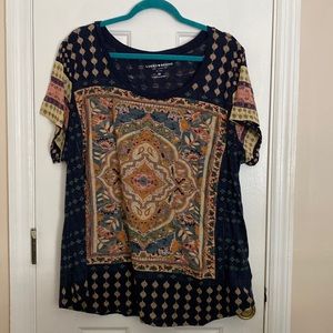 Lucky Brand Top 3X NWT